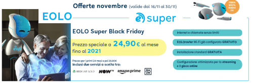 EOLO PROMO BLACK FRIDAY